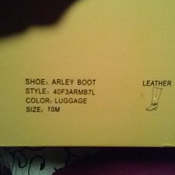 Micheal Kors Leather Boots - Picture 3 of 3